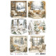 Papír rýžový A4 Winter Season, Winter Frames (CIAO BELLA)