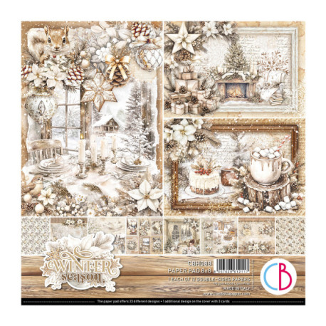 Sada papírů 20x20 Winter Season (Ciao Bella)