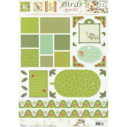 Papír 3D A4 - Birds Special nr.11 (SL)