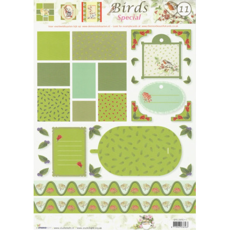 Papír 3D A4 - Birds Special nr.11 (SL)