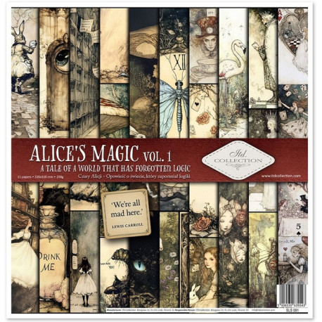 Sada papírů 31x32cm - Alenčina magie, díl I. (ITD)