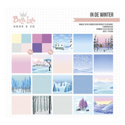 Sada papírů na pozadí 20x20 In Winter (Bella Lulu)