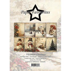 Sada papírů A6 Victorian Christmas (PF)