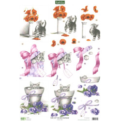 Papírové výřezy A4 - Koťata (Katy Sue)