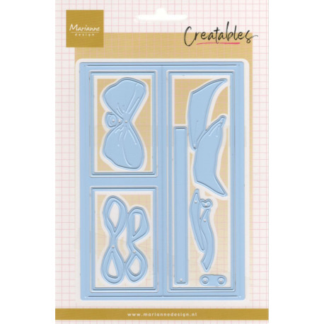 Vyřezávací šablony - Otevírací karta A6 (MD)