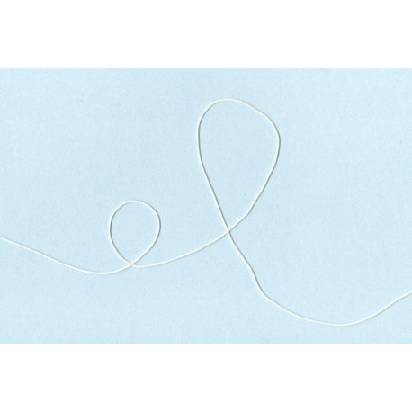 Kulatá šňůrka 0,8mm - vanilková