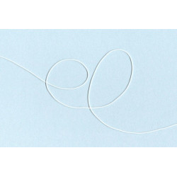 Kulatá šňůrka 0,8mm - bílá