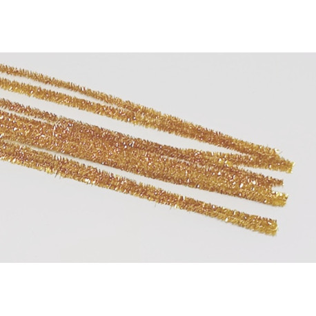 Sada chlupatých drátků 50ks třpytivých, mix barev