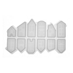 Silikonová forma Malé domky (Stafil)