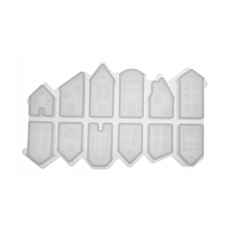 Silikonová forma Malé domky (Stafil)