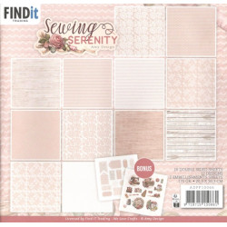 Sada papírů 20x20 Sewing Serenity (FI)