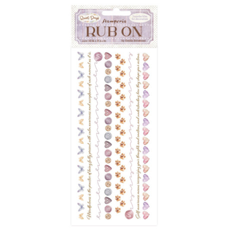 Transfer Stamperia 10x21,6cm - Quiet Days, proužky (DFLRB207)