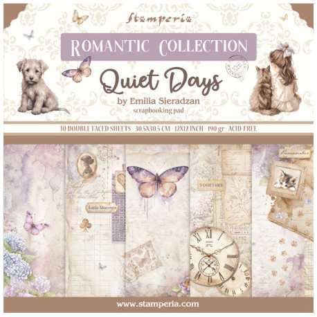 Sada papírů 30,5x30,5 190g Quiet Days (SBBL178)