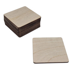 Podtácek hranatý 10x10 (laser), 1ks