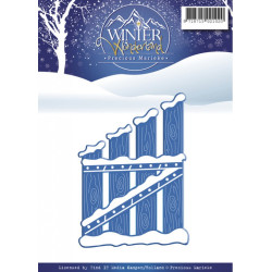 Vyřez.šablona Zimní říše divů, plůtek (FI)