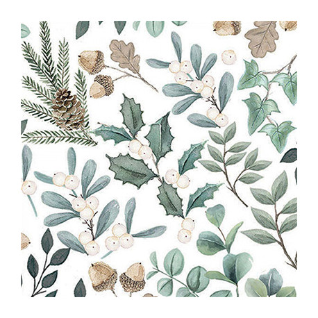 Kolekce vánočních listů 33x33