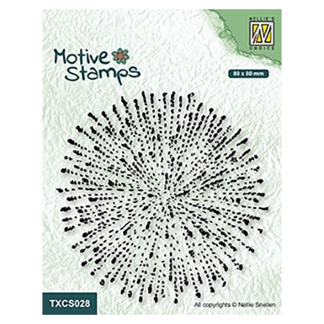 Transp.razítko Textura - ohňostroj (Nellie´s Choice)