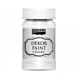 Dekor Paint Chalky 100ml bílá (Pentart)