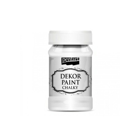 Dekor Paint Chalky 100ml bílá (Pentart)