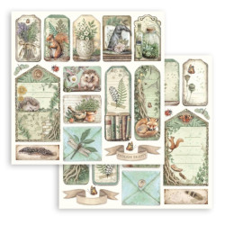 Herbarium Silvae, visačky 30,5x30,5 scrapbook