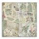Sada papírů 30,5x30,5 190g Herbarium Silvae, na pozadí (SBBL180)