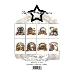 Sada papírů A6 Wine Cellar (PF)
