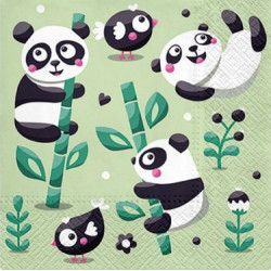 Malované pandy 33x33