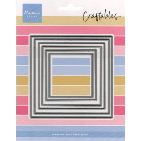 Vyřezávací šablony - Základní čtverce (MD)