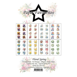 Sada papírů A5 Floral Spring (PF)