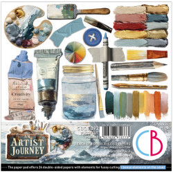 Sada papírů 15x15 An Artist Journey (Ciao Bella)