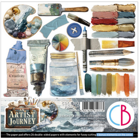 Sada papírů 15x15 An Artist Journey (Ciao Bella)