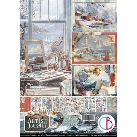 Sada papírů A4 An Artist Journey (Ciao Bella)