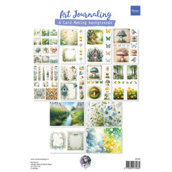 Papíry A4 Art Journaling spring set by Fairybells (MD)