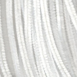 Sada chlupatých drátků 6mm, 30cm, 20ks bílé