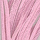 Sada chlupatých drátků 6mm, 30cm, 20ks růžové