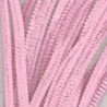 Sada chlupatých drátků 6mm, 30cm, 20ks růžové