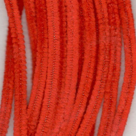 Sada chlupatých drátků 6mm, 30cm, 20ks červené