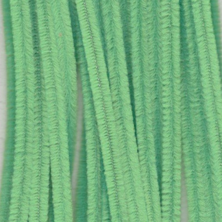 Sada chlupatých drátků 6mm, 30cm, 20ks světle zelené