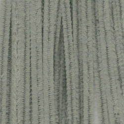 Sada chlupatých drátků 6mm, 30cm, 20ks šedé