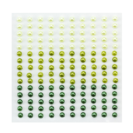 Samolepící perličky 4mm - dozelena Nellie´s Choice