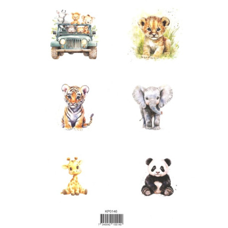 Papír A4 Mláďata z divočiny (Reprint)