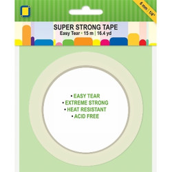 Oboustranná super pevná lepicí páska 6mm, trhatelná