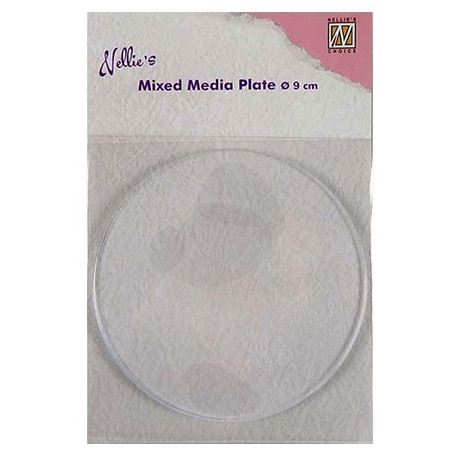 Mix Media Plate - kruh průměr 9cm (Nellie´s Choice)