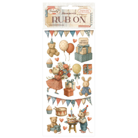 Transfer Stamperia 10x21,6cm - Family, párty (DFLRB215)