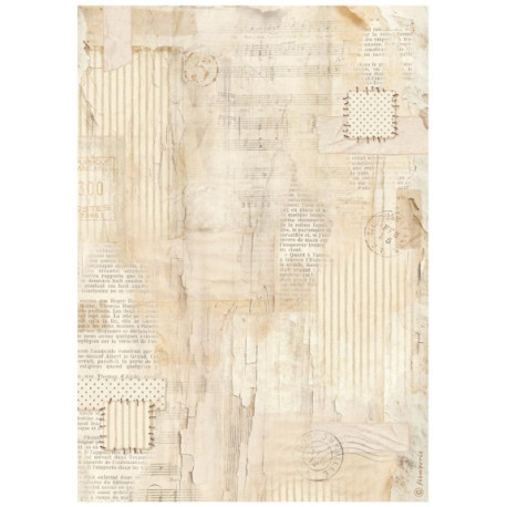 Papír rýžový A4 Family, vzor na pozadí