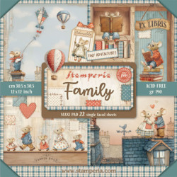 Sada papírů 30,5x30,5 190g Family XL (SBBXLB33)