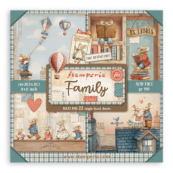 Sada papírů MAXI 20,3x20,3 190g Family (SBBSXB21)