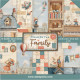 Sada papírů 30,5x30,5 190g Family (SBBL181)