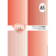 Sada papírů A5 - Megapack, lososové odstíny (FI)