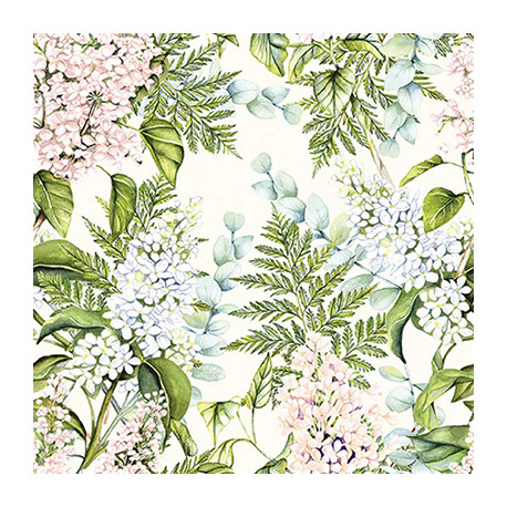 Jemné květy šeříku 33x33